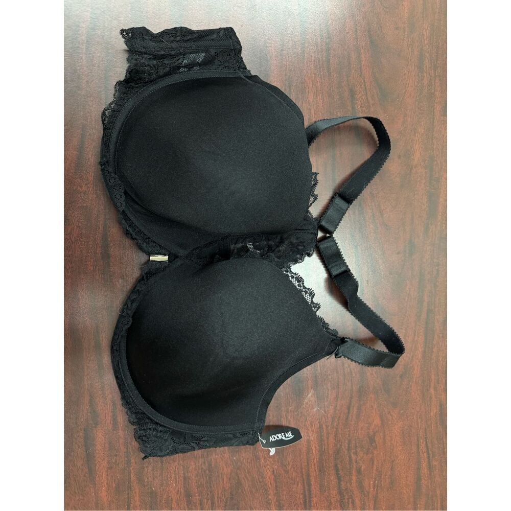 NWT Adore Me Black Racerback Bra Size 46DD